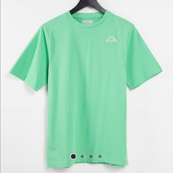 Kappa Tee T-Shirt in Seafoam/Mint Green - Picture 1 of 5